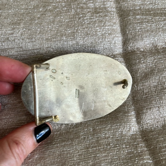 Inlay belt buckle made in Mexico - Picture 2 of 3